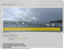 Tablet Screenshot of olympicviewmarina.com